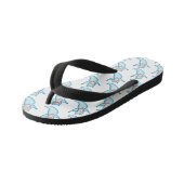 Sea angel cartoon illustriert kinderbadesandalen (Schrägansicht)