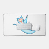 Sea angel cartoon illustriert schreibtischunterlage (Tastatur & Maus)