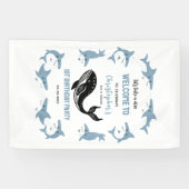 Sea Animals Shark 1st Birthday | Under the Sea Banner (Horizontal)