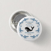 Sea Animals Shark 1st Birthday | Under the Sea  Button (Vorne & Hinten)