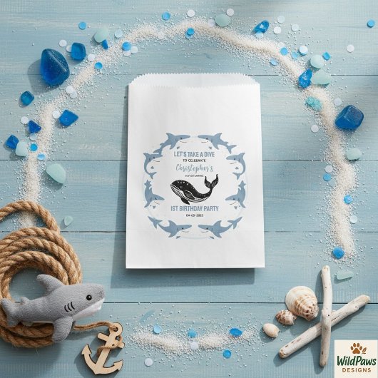 Sea Animals Shark 1st Birthday | Under the Sea Geschenktütchen