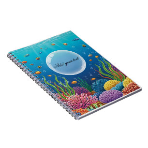 Sea Animations Kids-Notebook - Unterwasser-Ozean-A Notizblock