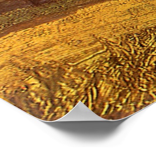 Sea at Scheveningen by Vincent van Gogh Poster (Ecke)