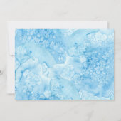 Sea & Beach Seepferd Paare Dusche Einladung (Rückseite)