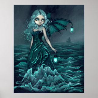 Sea Beacon Gothic Sea Fee Kunst, Dichtung und Musi Poster