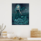 Sea Beacon Gothic Sea Fee Kunst, Dichtung und Musi Poster (Küche)