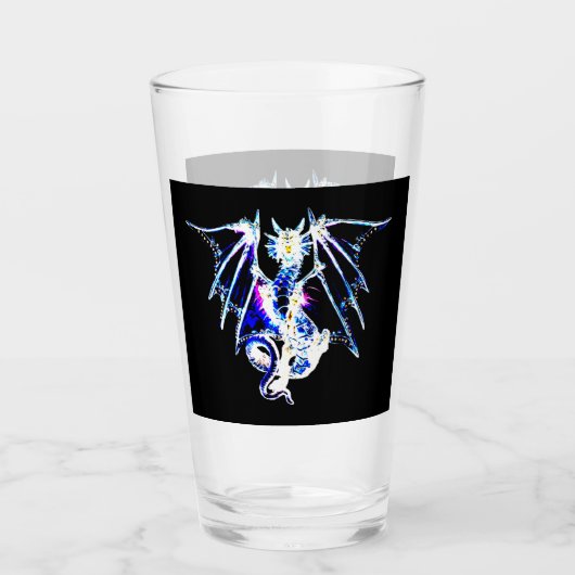 Sea Beast Fantasy Dragon Glas (Vorderseite)