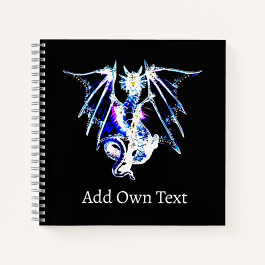 Sea Beast Fantasy Dragon Notizblock (Vorderseite)