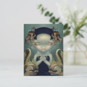 "Sea Beasties I" Postkarte (Stehend Vorderseite)
