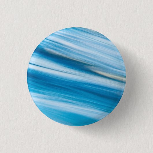 Sea Blue Abstrakt Button (Vorderseite)
