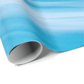 Sea Blue Abstrakt Geschenkpapier (Rolleneckpunkt)