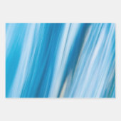 Sea Blue Abstrakt Geschenkpapier Set (Vorderseite 2)