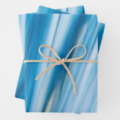 Sea Blue Abstrakt Geschenkpapier Set (Beispiel)