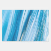 Sea Blue Abstrakt Geschenkpapier Set (Vorderseite)