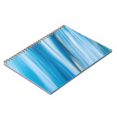 Sea Blue Abstrakt Notizblock (Linke Seite)