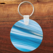Sea Blue Abstrakt Schlüsselanhänger (Vorderseite)