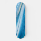 Sea Blue Abstrakt Skateboard (Vorderseite)