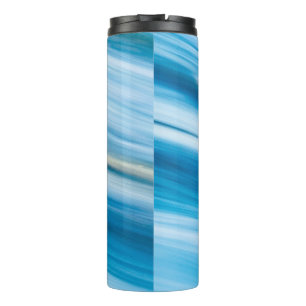 Sea Blue Abstrakt Thermosbecher