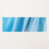 Sea Blue Abstrakt Yogamatte (Rückseite (Horizontal))