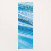 Sea Blue Abstrakt Yogamatte (Rückseite)