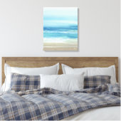 Sea Blue Beach Waves Küste Leinwanddruck (Insitu (Schlafzimmer))
