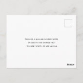 Sea Blue Christmas Cruise Einladung Postkarte (Rückseite)