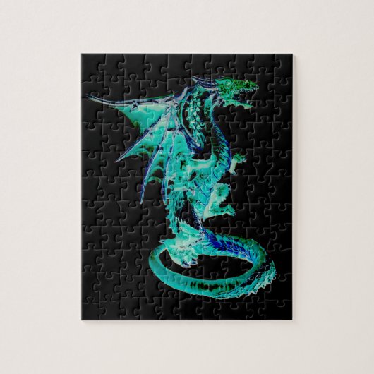 Sea Blue Dragon Jigsaw Puzzle (Vertikal)