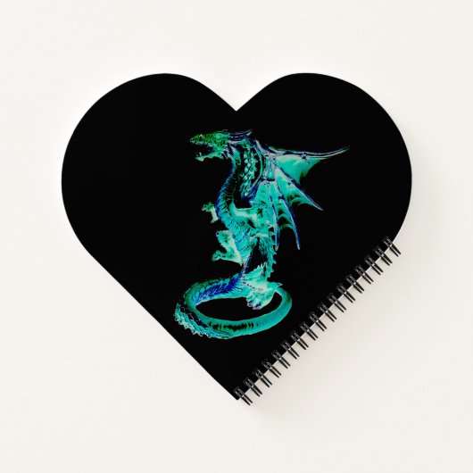 Sea Blue Dragon Notizblock (Rückseite)