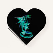 Sea Blue Dragon Notizblock (Vorderseite)