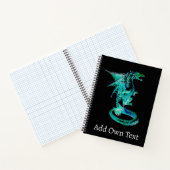 Sea Blue Dragon Notizblock (Innenseite)