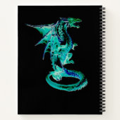 Sea Blue Dragon Notizblock (Rückseite)