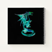 Sea Blue Dragon Notizblock (Rückseite)