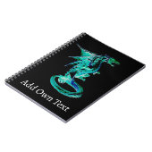 Sea Blue Dragon Notizblock (Linke Seite)