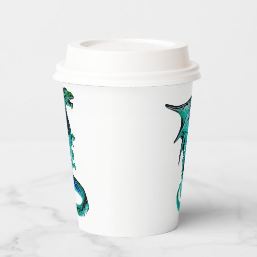 Sea Blue Dragon Pappbecher (Links)