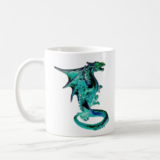 Sea Blue Dragon Tasse (Links)