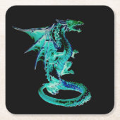 Sea Blue Dragon Untersetzer (Vorderseite)