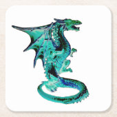 Sea Blue Dragon Untersetzer (Vorderseite)