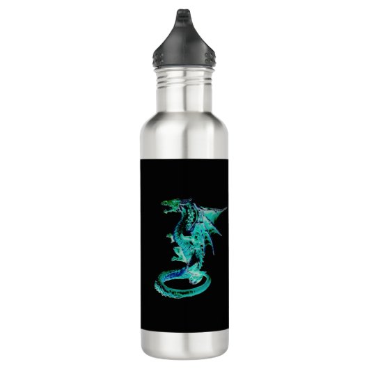 Sea Blue Dragon Water Flasche Edelstahlflasche (Rechts)