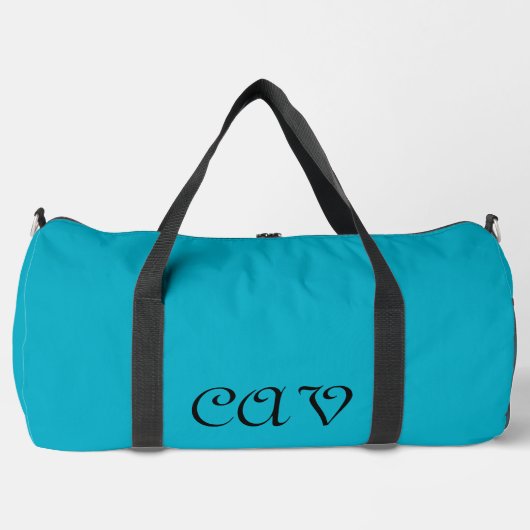 Sea Blue Duffle Bag (Vorderseite)