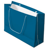 Sea Blue Grosse Geschenktasche Große Geschenktüte (Vorderseite Schrägansicht)