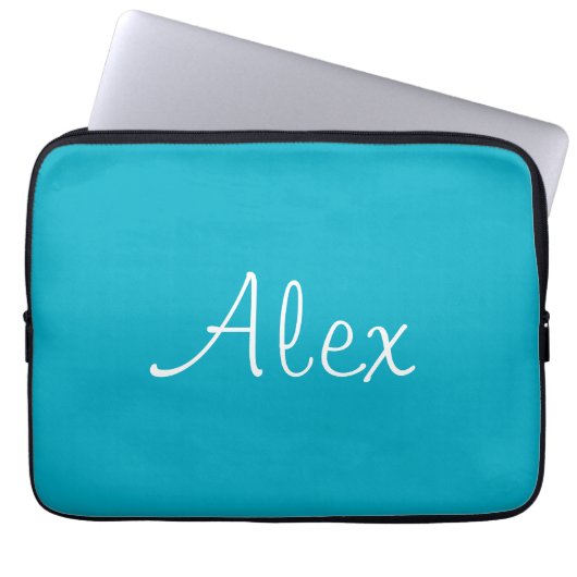 Sea Blue Laptopschutzhülle (Vorderseite)