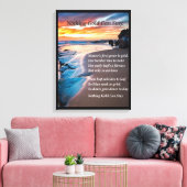 Sea Blue Leinwanddruck (Insitu (Wohnzimmer))