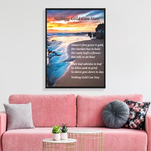 Sea Blue Leinwanddruck (Insitu (Wohnzimmer))