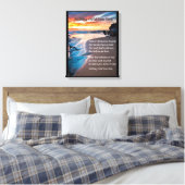 Sea Blue Leinwanddruck (Insitu (Schlafzimmer))
