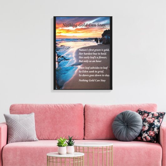 Sea Blue Leinwanddruck (Insitu (Wohnzimmer))