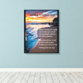 Sea Blue Leinwanddruck (Insitu (Holzboden))