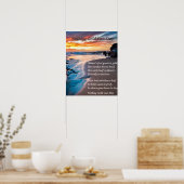 Sea Blue Poster (Küche)