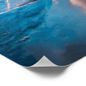 Sea Blue Poster (Ecke)
