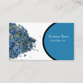 Sea Blue Seed Bees Pile Visitenkarte (Vorderseite)