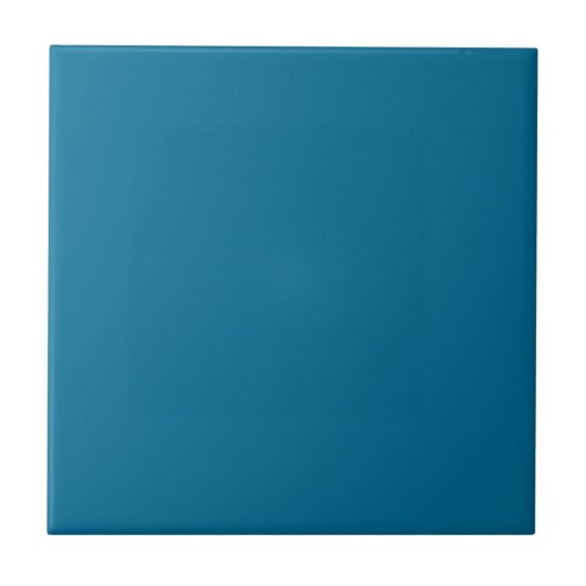 Sea Blue Solid Color Fliese (Vorderseite)